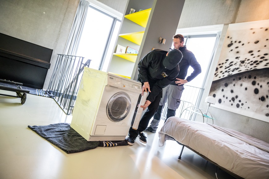 wasmachine verhuizen Rotterdam